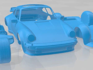 Carro imprim&iacute;vel Porsche 911 930 Turbo 1975 Modelo de Impressão 3D