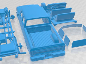 F Crewcab 1978 Printable Car 3D Print Model