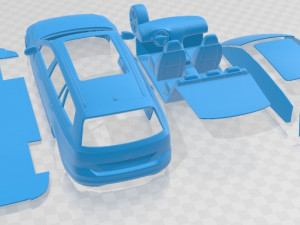 Volkswagen Passat Variant R Line 2015 Printable Car Model Cetak 3D