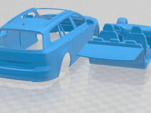 Volkswagen Passat Variant R Line 2015 Printable Car 3D Print Model