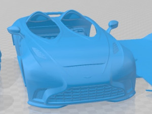 Aston Martin V12 Speedster 2021 Printable Car Modelo de impresión 3D