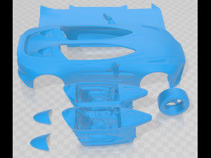 Aston Martin V12 Speedster 2021 Printable Car Modelo de impresión 3D