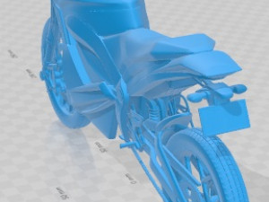 ZERO S ZF8-5 Printable Motorbike 3Dプリントモデル