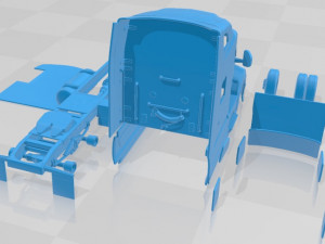 Peterbilt 579 Sleeper Cab Tractor Truck 2024 Printable 3D प्रिंट मॉडल