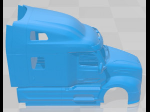 Peterbilt 579 Sleeper Cab Tractor Truck 2024 Printable Body Cabin 3D-printmodel