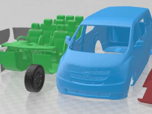 Camioneta Hyundai Imax 2010 Imprimible Modelo de impresión 3D