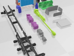 Hino 500 FC 2020 Printable Truck 3Dプリントモデル