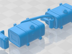 Hino 500 FC 2020 Printable Truck 3Dプリントモデル