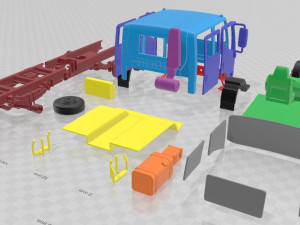 Isuzu NPS 300 2015 Printable Truck 3D printmodel