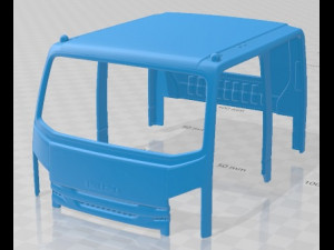 Isuzu NPS 300 2015 Printable Truck 3D printmodel