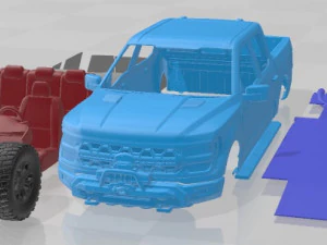 F 150 Tremor 2024 Yazdırılabilir Araba 3D Baskı Modeli
