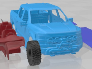 F 150 Tremor 2024 Printable Car 3D 프린트 모델