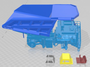 Caterpillar Haul Truck 797B Printable Dumper 3D 프린트 모델