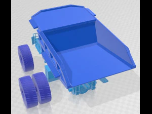 Dumper imprim&iacute;vel do caminh&atilde;o de transporte Caterpillar 797B Modelo de Impressão 3D