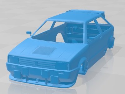 Seat Ibiza 1993 MK1 Custom Printable Body Car Model Cetak 3D .c4d .max .obj .3ds .fbx .stl .blend
