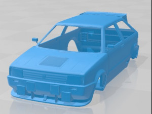 Seat Ibiza 1993 MK1 Custom Printable Body Car 3Dプリントモデル