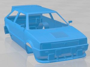 Seat Ibiza 1993 MK1 Custom Printable Body Car Model Cetak 3D