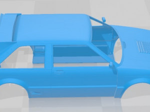 Seat Ibiza 1993 MK1 Custom Printable Body Car Model Cetak 3D