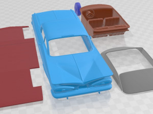 Chevrolet Impala 1837 Sport Coupe 1962 Printable Car 3D Print Model