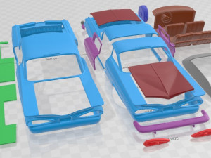 Chevrolet Impala 1837 Sport Coupe 1962 Printable Car 3D Принт Модель