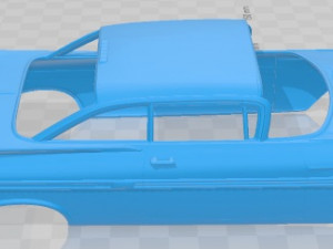 Chevrolet Impala 1837 Sport Coupe 1962 Printable Body Car Modello di stampa 3D