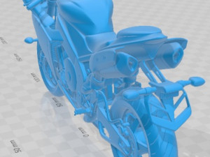 Yamaha R1 2014 Printable Motorbike 3D Baskı Modeli