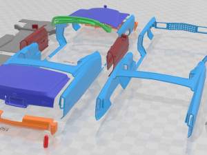 Cadillac Eldorado 1973 Printable Car 3Dプリントモデル