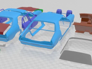 Falcon XA GT 1972 Printable Car 3D Print Model