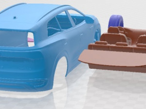 Volkswagen ID6 Crozz 2022 Printable Car Modelo de Impressão 3D