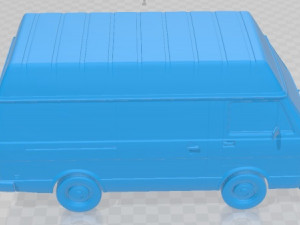 Volkswagen LT 31 1975 Printable Van Model Cetak 3D