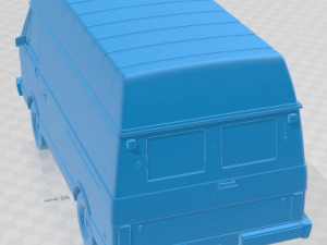 Volkswagen LT 31 1975 Printable Van Model Cetak 3D