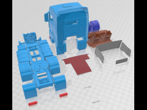 Volkswagen Meteor 2020 Printable Truck Modelo de Impressão 3D