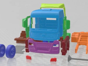 Volkswagen Meteor 2020 Printable Truck 3D Print Model