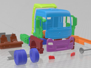 Volkswagen Meteor 2020 Printable Truck Modello di stampa 3D