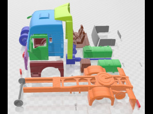 Volkswagen Meteor 2020 Printable Truck Modello di stampa 3D