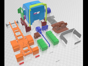 Volkswagen Meteor 2020 Printable Truck Modello di stampa 3D