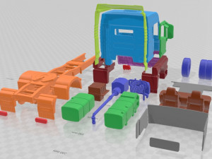 Volkswagen Meteor 2020 Printable Truck Modello di stampa 3D