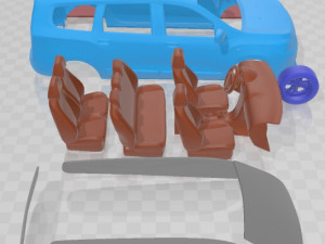Dacia Lodgy 2012 Printable Car 3D 프린트 모델