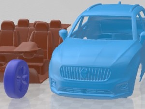 Borgward BX3 2020 Printable Car Modelo de impresión 3D