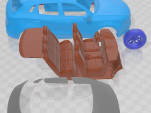 Borgward BX3 2020 Printable Car Modelo de Impressão 3D