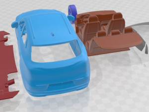 Borgward BX3 2020 Printable Car Modelo de Impressão 3D