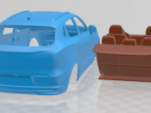 Borgward BX3 2020 Printable Car Modelo de Impressão 3D