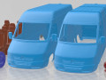 Mercedes Benz Sprinter 2000 Printable Van 3D Baskı Modeli