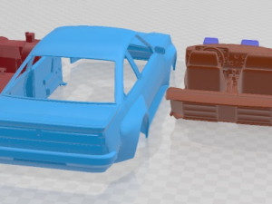 Opel Manta I400 1987 Printable Car Modèles 3D en vedette