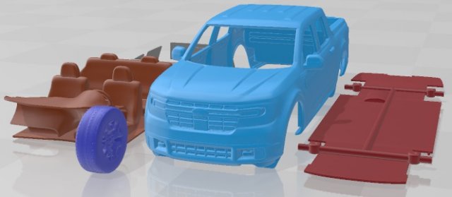 Maverick Lariat 2022 Printable Car Modèles 3D en vedette .c4d .max .obj .3ds .fbx .stl .blend 