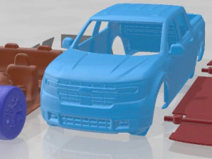 Carro imprimível Maverick Lariat 2022 Modelo de Impressão 3D
