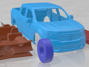 Maverick Lariat 2022 Printable Car Modèles 3D en vedette
