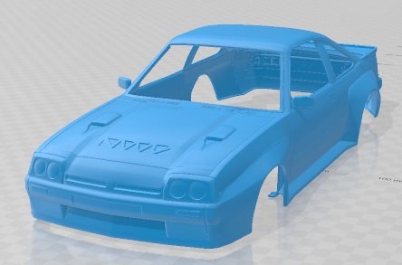 Opel Manta I400 1987 Printable Body Car 3D 打印模型 .c4d .max .obj .3ds .fbx .stl .blend 