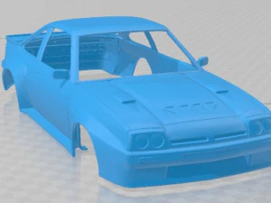 Carro com carroceria imprim&iacute;vel Opel Manta I400 1987 Modelo de Impressão 3D