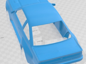 Opel Manta I400 1987 Printable Body Car 3D 打印模型